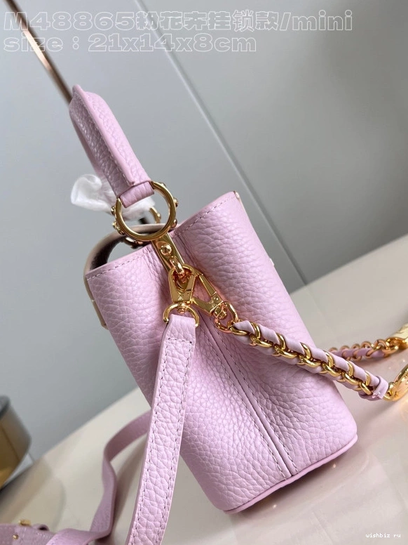 WIS VUITTON MINI-21*14*8CM LOUIS CAPUCINES 0724